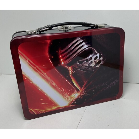 Vandor Star Wars Tin Tote The Force Awakens Darth Vader Metal Large Lunch Box - Picture 6 of 7